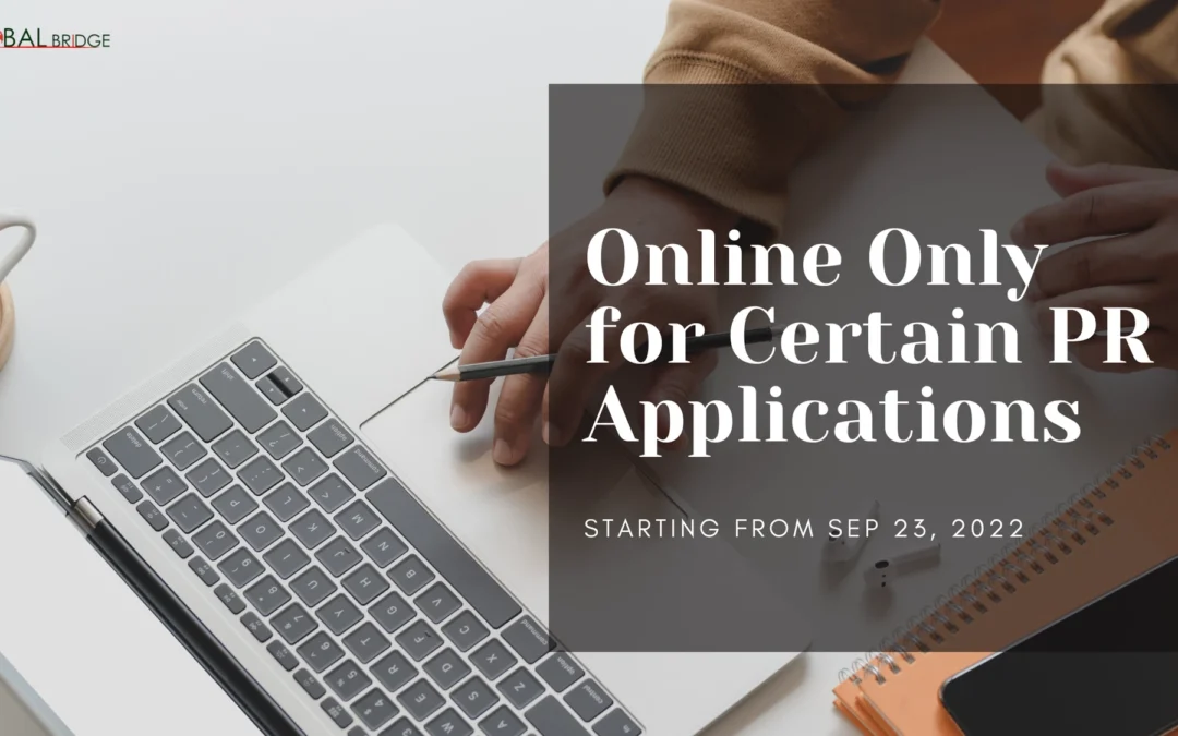 Permanent Residence Applications to be Submitted 100% Online