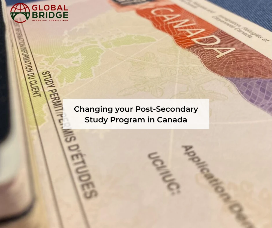 Changing your Post-Secondary Study Program in Canada