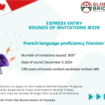 Global Bridge Immigration - Express Entry Round 329 Draw